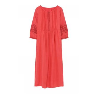 Gustav Maxi Dresses, female, Pink, Size: 2XL DesertRose Long Dress