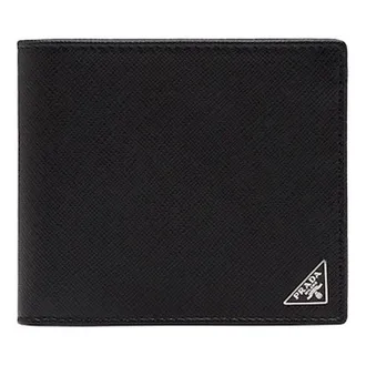 Prada SS26 Saffiano Leather Wallet Black 2MO513-QHH-F0002