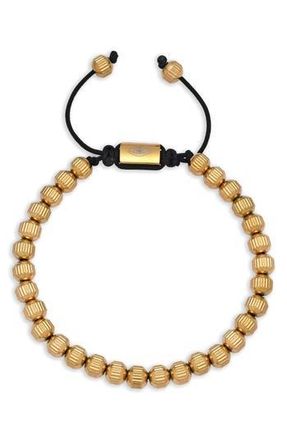 Eye Candy Los Angeles Alexander Beaded Slider Bracelet in Gold at Nordstrom Rack