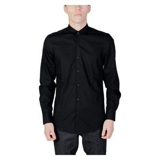 Antony Morato Lange mouwen katoenen overhemd collectie - Heren - Casual Overhemden - Zwart - L - Katoen - Overhemden