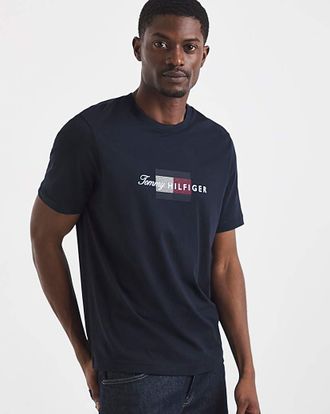 Tommy Hilfiger Script Flag T-Shirt