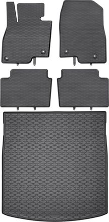 OEM Rigum 420036 Maletero + Alfombrillas Geyer 862/4c - Mazda 6 Iii Kombi 01.2013-2024, Zona De Pies Delantera Vlv - Instalada