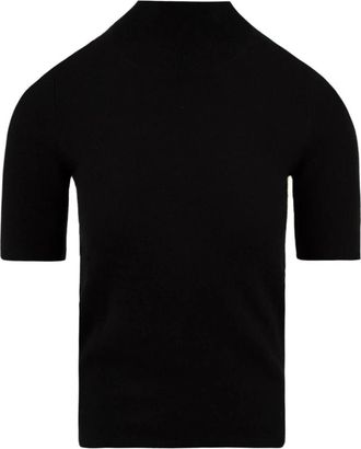 Notshy Zwarte Trui Madeline Stijl - Dames - Ronde hals truien - Zwart - XS - Truien & Vesten