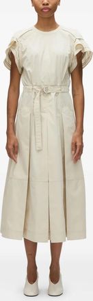 3.1 Phillip Lim Abito midi in popeline - Toni neutri