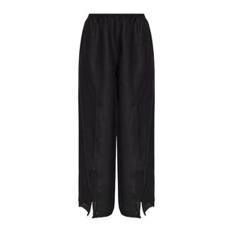 Poss&eacute; Posse, Broeken, Dames, Zwart, S, Linnen, Alfie Linnen Broek