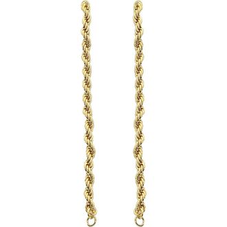 Panacea Rope Chain Linear Drop Earrings in Gold at Nordstrom Rack