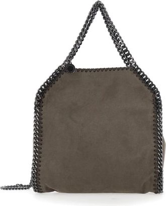 Stella McCartney Tassen, Dames, Bruin, ONE Size, Su&egrave;de, Falabella Mini Bag Alter Suede