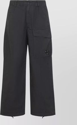 C.P. Company cotton wide-leg cargo trousers