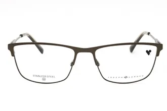 Joseph Abboud JA4105 Metal Rectangular Eyeglasses - Grey