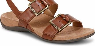 Vionic Womens Reese Sandal In Tan