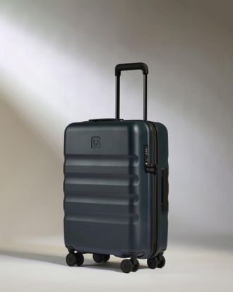 Antler Cabin Suitcase In Indigo Blue - Icon Stripe