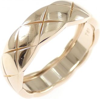 Chanel Pink Gold (18K) Band Ring (Pre-Owned)