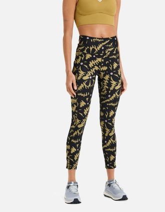 Roxy Womens Roxy Womens Heart Into It Ankle Patterned Leggings - Black - Size: 12