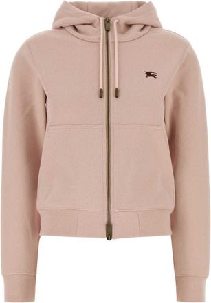 Burberry Light Pink Logo Hood Sweatshirt