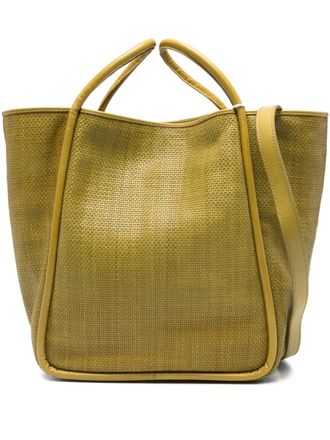 Dragon Diffusion Ana woven tote bag - Verde