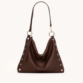 Hammitt Hammitt Kyle Espresso Pebble Silver Lrg