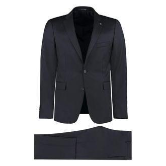 Tagliatore Bruce Pak - Heren - Pakken - Blauw - Maat: 4XL Zijde