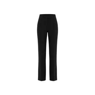 Valentino Tailored Elegance Trousers - female - Valentino - Straight Trousers - Black - S - Trousers