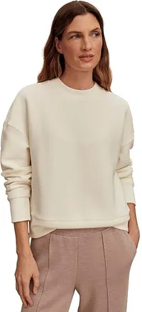 Varley Addelyn Sweat Womens Sweater Ivory : XXS, Cotton/Polyester