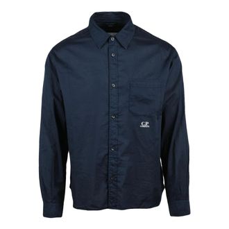 C.P. Company Casual Shirts, male, Blue, Size: 2XL Casual Shirts