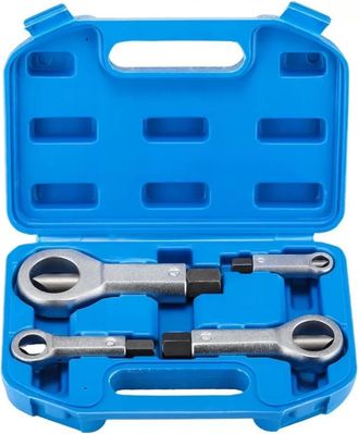 OEM Nut Splitter - Adjustable Metal Nut Extractor - For Stuck Broken Corroded Nuts - 9 Mm To 27 Mm - 4 Pieces