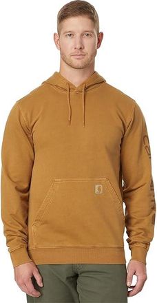 Carhartt Work in Progress Relaxed Fit Midweight French Terry Graphic Sweatshirt Mens Clothing Carhartt Brown : 2XL (Reg), Cotton/Spandex/Terry