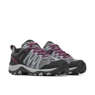Merrell Wanderschuh MERRELL ACCENTOR 3 SPORT GORETEX, Damen, Gr. 37,5, grau (grau, mint), Synthetik, Textil, Schuhe Wanderschuh, wasserdicht