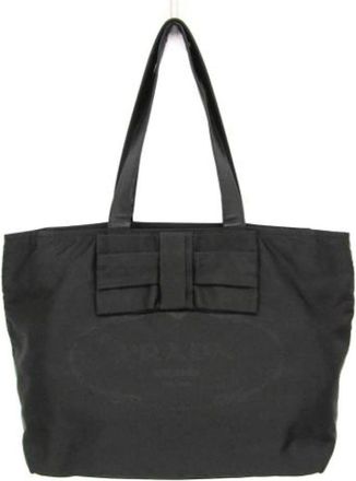 Prada Pre-owned Tote Bags, female, Black, Size: ONE SIZE Pre-owned Vintage Tote Bag
