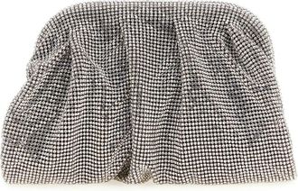 Benedetta Bruzziches Venus La Petite Clutch - Dames - Clutches - Grijs - ONE Size - Satijn - Tassen