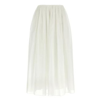 Brunello Cucinelli Dames, Rokken, Wit, Maat: 3XS Katoen