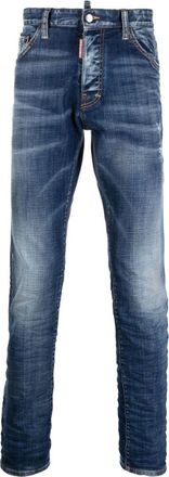 Dsquared2 Blue Mid Rise Jeans