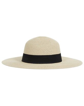 Reiss Lexi Paper Woven Wide Brim Hat