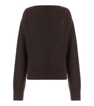 Gucci Dark Brown Boat Neck Sweater