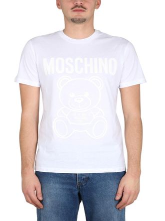 Moschino Teddy Bear Organic Jersey T-Shirt - White