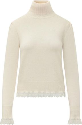 Ganni Mujer, Jerseys, Beige, Talla: M