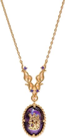 Girls Crew Marvel Studios Agatha Pendant Necklace in Gold at Nordstrom