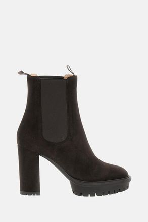 Gianvito Rossi Stivaletti Barry Bootie Camoscio