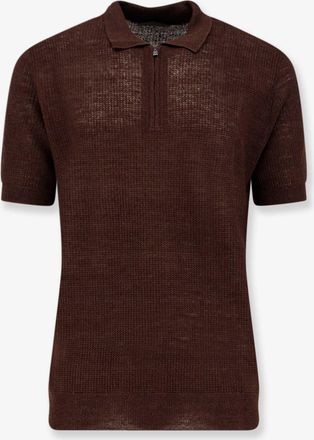 Corneliani Polo in misto lino e seta - CORNELIANI - gender_Man