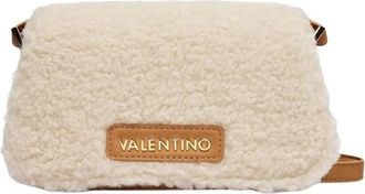 Valentino Iceland Flap Bag - Dames - Tassen - Beige - Maat: ONE Size Zijde