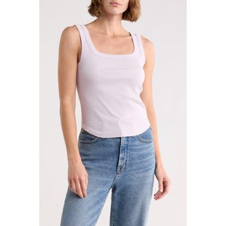 Madewell Brightside Luma Tank in Marble Lilac at Nordstrom Rack, Size X-Small