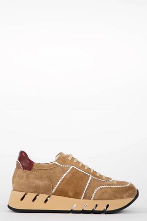 Homers Womens Lotus Sneakers In Light Brown