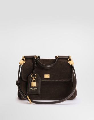Dolce & Gabbana Small My Sicily Handbag In Split Calfskin - Woman Handbags Multicolor Onesize
