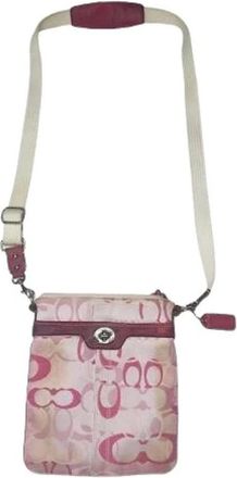 Coach Pre-owned Signature Sufflette Shoulder Bag - - Pre-owned - Donna - Rosa - ONE SIZE