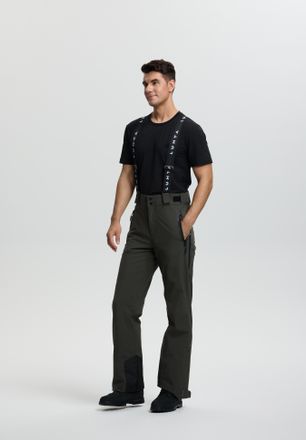 Luhta Skihose LUHTA LUHTA KORTEPOHJA, Herren, Gr. 48, N-Gr, schwarz olive, Obermaterial: 94% Polyester, 6% Elasthan. Futter: 94% Polyester, 6% Elasthan. Wat