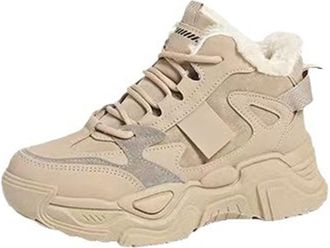 Generic Womens High Performance Warm Boots Soft and Comfortable Can Adapt to The Cold and Harsh Environment Winter Boots with for Women (White, 5.5)