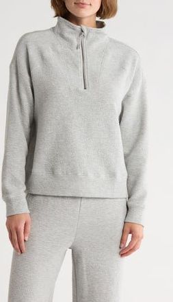 Marika Freyi Half Zip Pullover in Heather Grey at Nordstrom Rack, Size Small