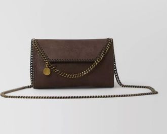 Stella McCartney falabella alter suede clutch bag