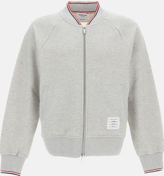 Thom Browne Bomber In Pique Loopback