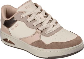 Skechers UNO CTL - Subtle Shimmer Polyurethane Womens Taupe/Multi Standard Trainers Pu - Size UK 5