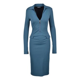 Patrizia Pepe jurk vrouw - Dames - Casual kleedjes - Blauw - XS - Kleedjes